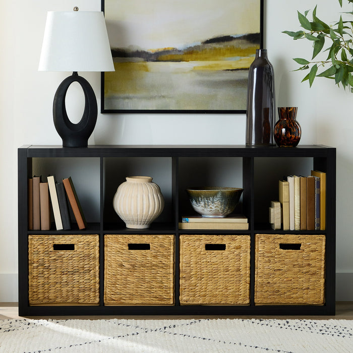 Better Homes & Gardens 8 Cube Storage Organizer, Charcoal - new