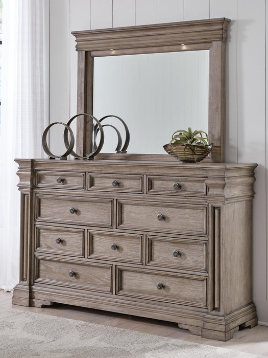 Blairhurst Light Grayish Brown Blairhurst Dresser and Mirror