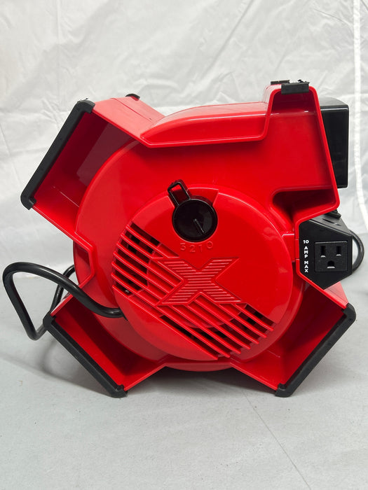 Lasko 11" X-Blower Multi-Position Utility Blower Fan with USB Port, Red, X12900 - use_like_new