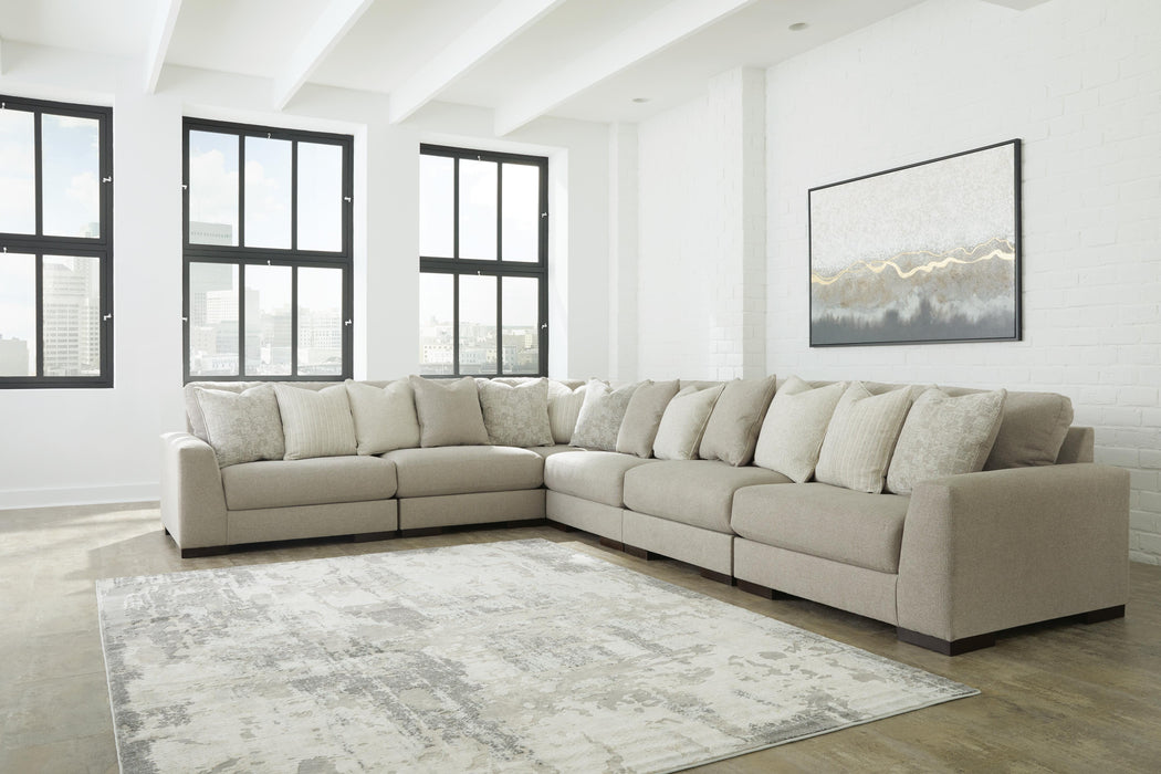 Lyndeboro Wicker Lyndeboro 6-Piece Sectional