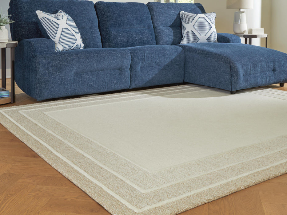 Teelgan Ivory/Tan Large Rug