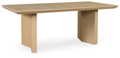 Whittgate Light Brown Rectangular Dining Room Table