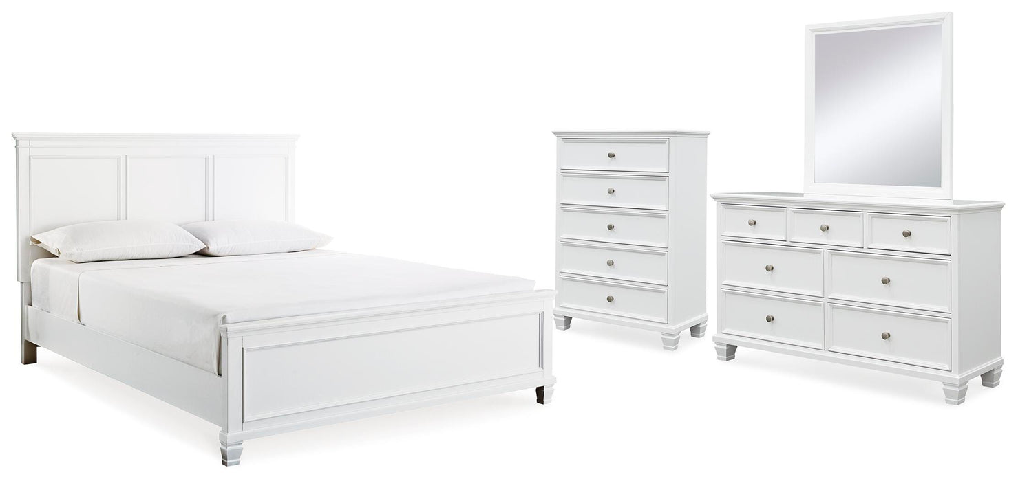 Fortman White Bedroom Collection