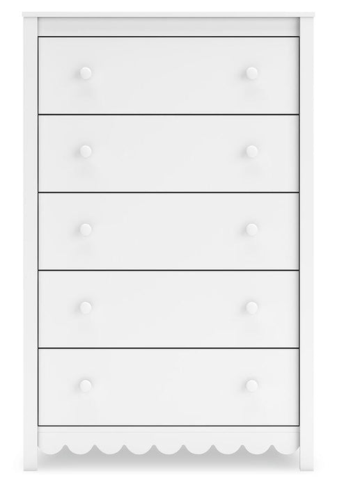 Hallityn White Bedroom Furniture Pieces