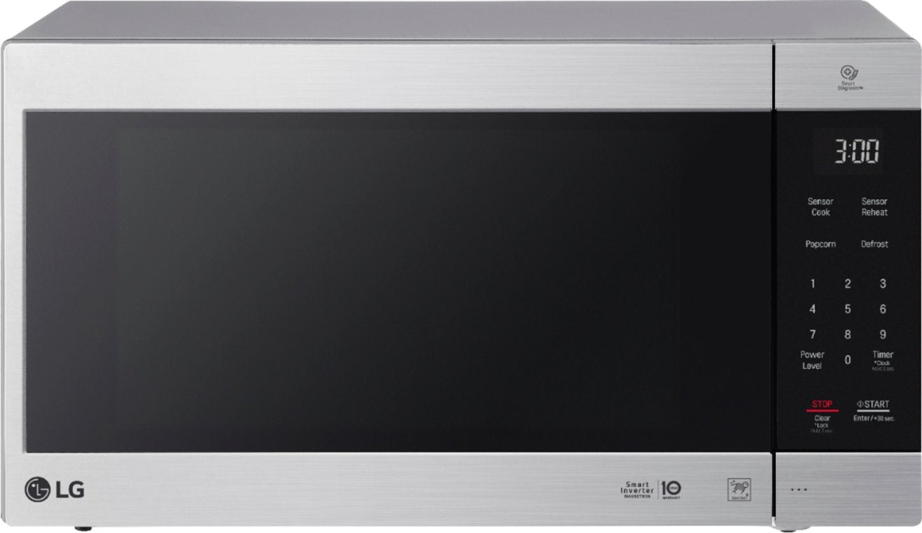 LG - NeoChef 2.0 Cu. Ft. Countertop Microwave with Sensor Cooking and EasyClean - Stainless Steel - display_model