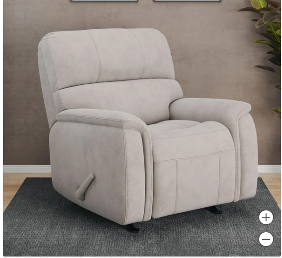 True Innovations Hayden Manual Rocker Recliner - new