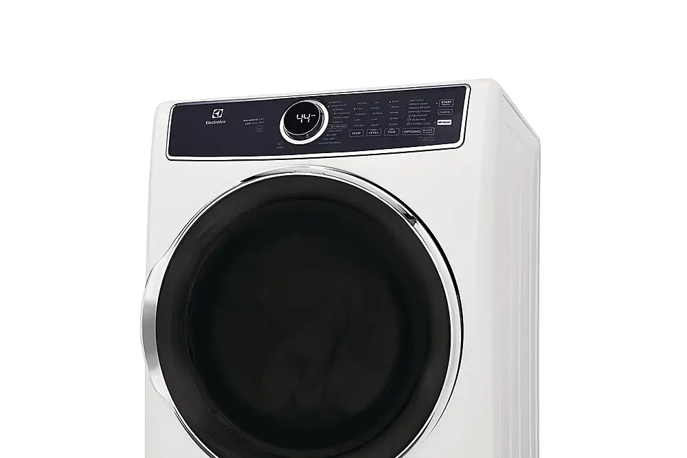 Electrolux - 8.0 Cu. Ft. Stackable Electric Dryer with Steam and Balanced Dry - White - display_model