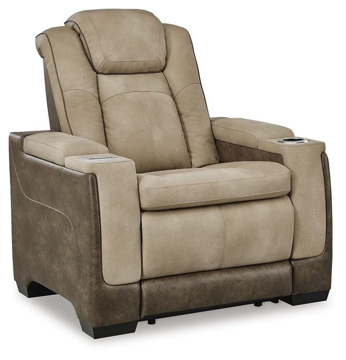 Next-Gen Durapella Sand PWR Recliner/ADJ Headrest