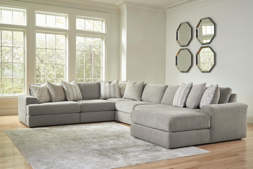 Avaliyah Ash Avaliyah 6-Piece Sectional with Chaise
