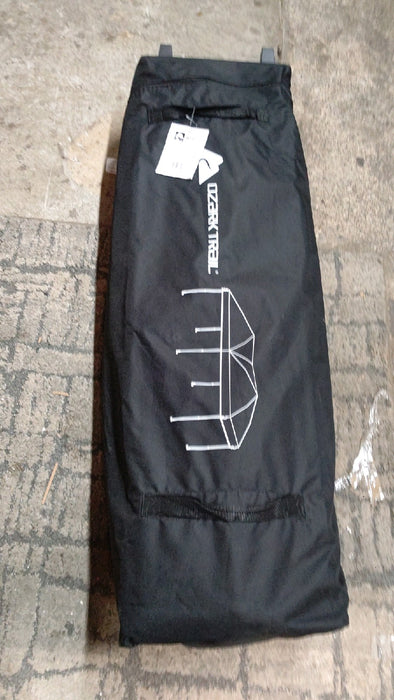 Ozark Trail 20x10 ft Straight Leg Pop Up Canopy Tent with Wheeled Bag – Outdoor Event Shelter, White - use_like_new