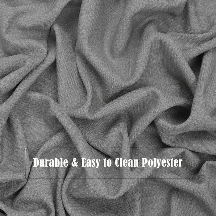 Mainstays Hillside Square Tufted Upholstered King Platform Bed, Light Gray Fabric - new