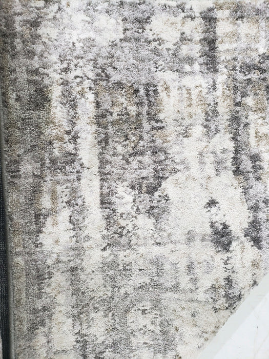 Better Homes & and Gardens Abstract Machine Washable Indoor Area Rug, Neutral, 8x10 - new