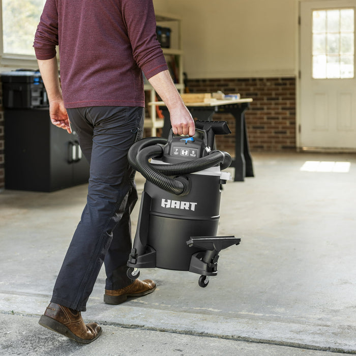 HART 7 Gallon 5 Peak HP Poly Wet/Dry Vacuum, VOC708PF 3701 - new