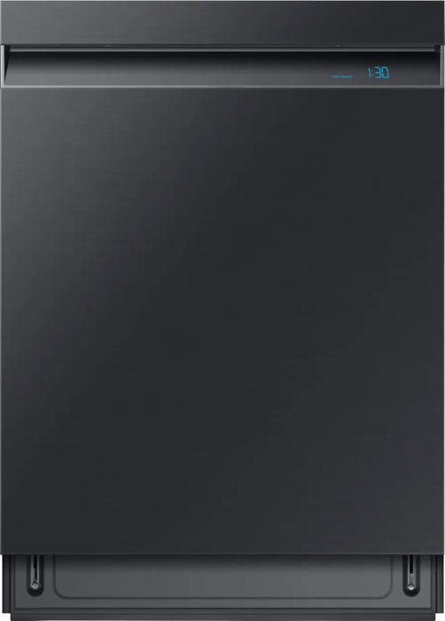 Samsung - 24" AutoRelease Dry Smart Built-In Stainless Steel Tub Dishwasher with 3rd Rack, Linear Wash, 39dBA - Black stainless steel - use_like_new