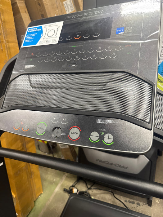 ProForm Carbon TL; Treadmill for Walking and Running with 5” Display, Built-in Tablet Holder and SpaceSaver Design - open_box