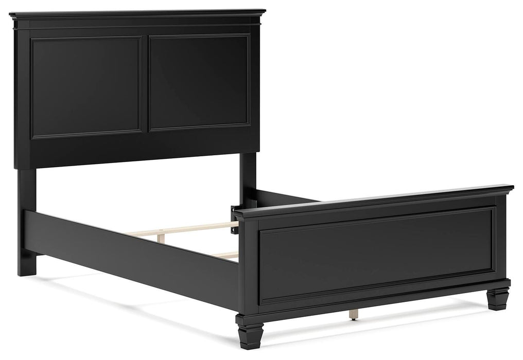 Lanolee Black Lanolee Full Panel Bed