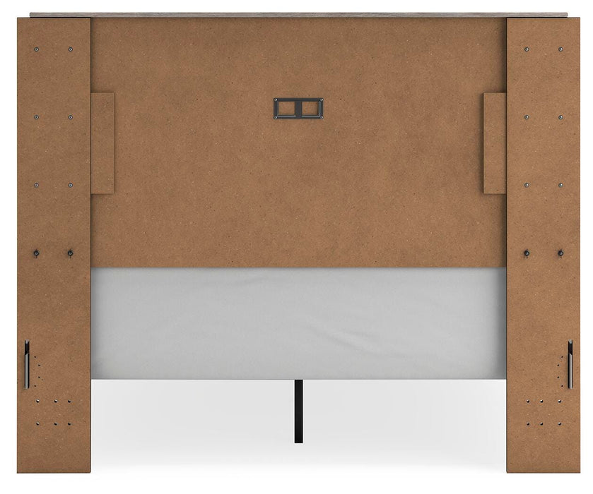 Vessalli Gray Vessalli Queen Panel Bed