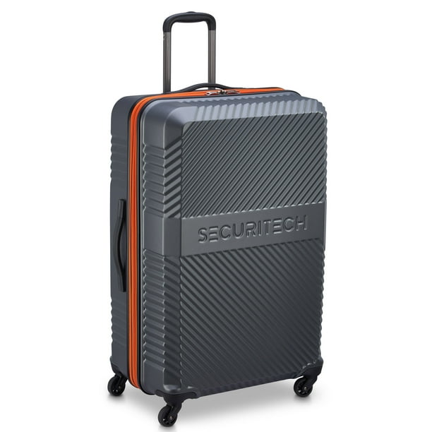 Securitech by Delsey, Patrol 28" Checked Hardside Spinner Luggage Charcoal - new
