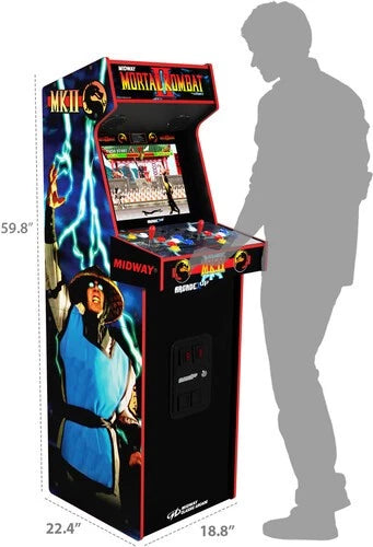 Arcade1UP Mortal Kombat II Deluxe Arcade Game - open_box