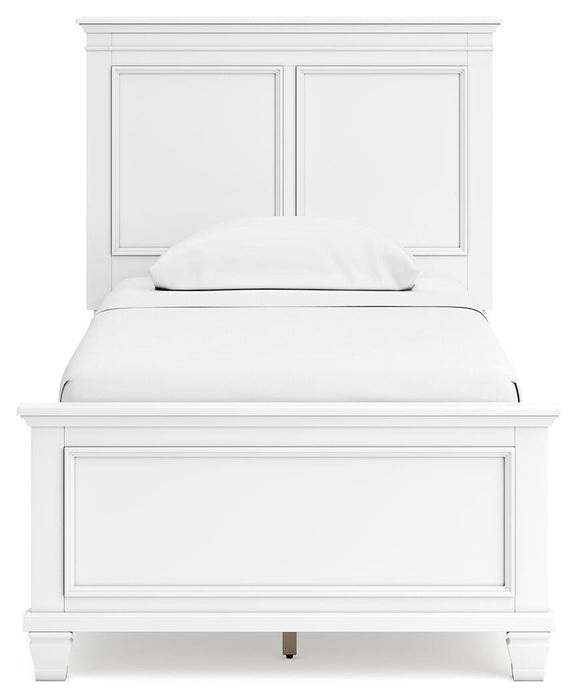 Fortman White Fortman Twin Panel Bed