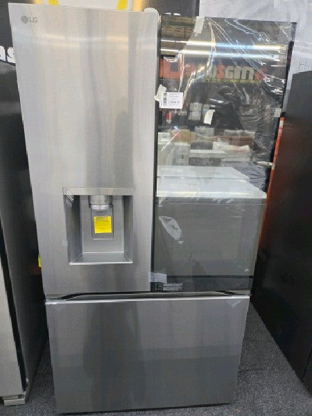 LG - Standard-Depth MAX 30.7 Cu. Ft. French Door Smart Refrigerator with InstaView - Stainless Steel - new