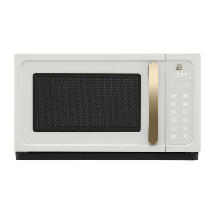 Beautiful 1.1 Cu ft 1000 Watt, Sensor Microwave Oven, White Icing by Drew Barrymore, New - new