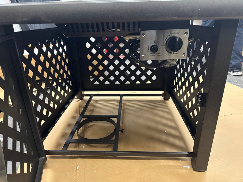 Crosley Furniture Tucson Outdoor Propane Fire Pit Table for Outside Patio Backyard Deck, 50,000 BTU - new