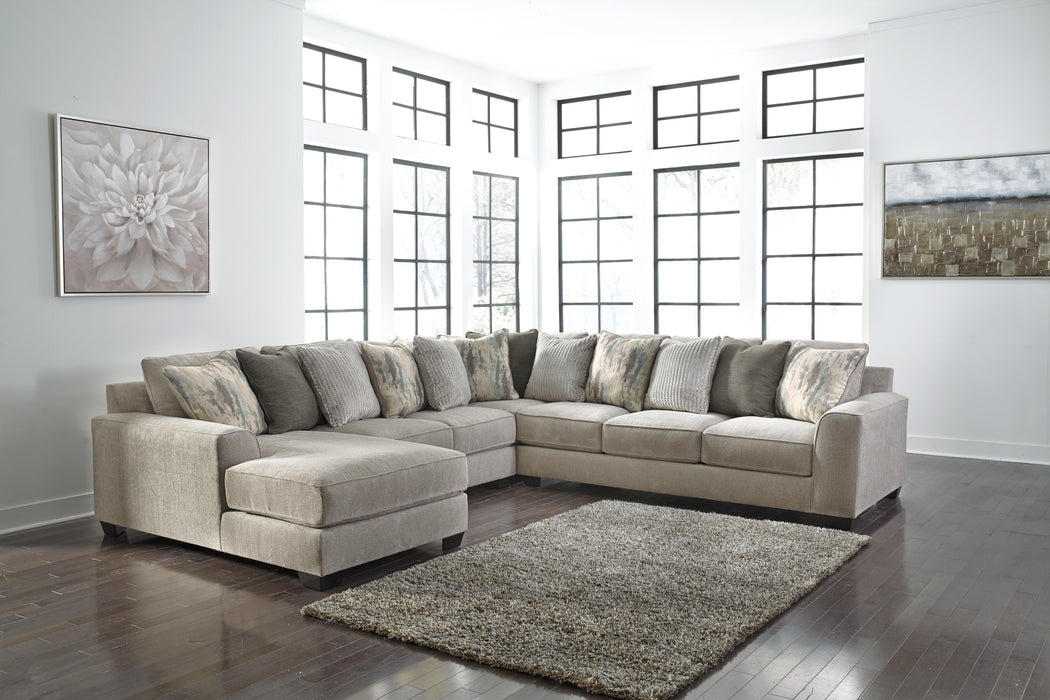 Ardsley Pewter Ardsley 4-Piece Sectional with Chaise