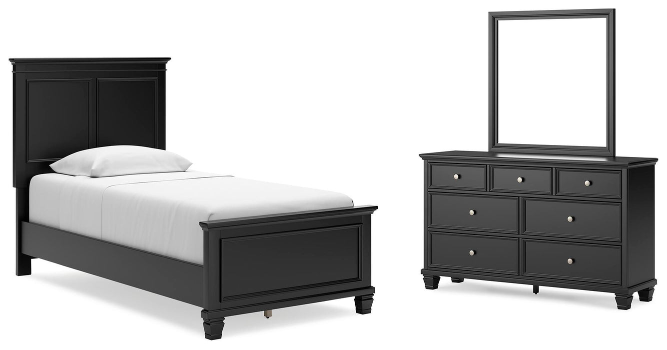 Lanolee Black Bedroom Collection