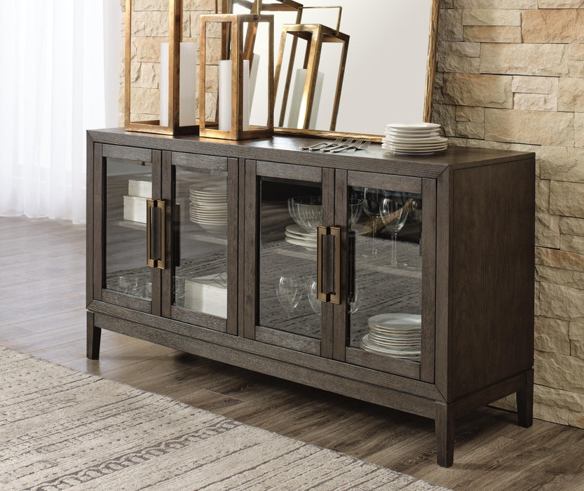 Burkhaus Dark Brown Dining Room Server