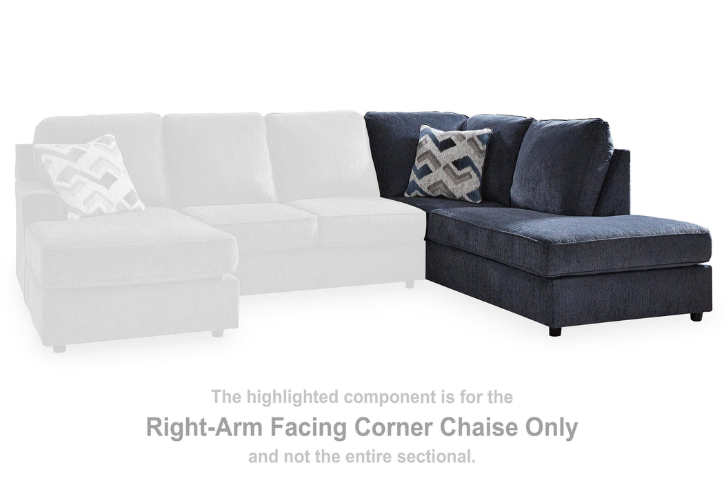 Albar Place Cobalt Living Room Collection