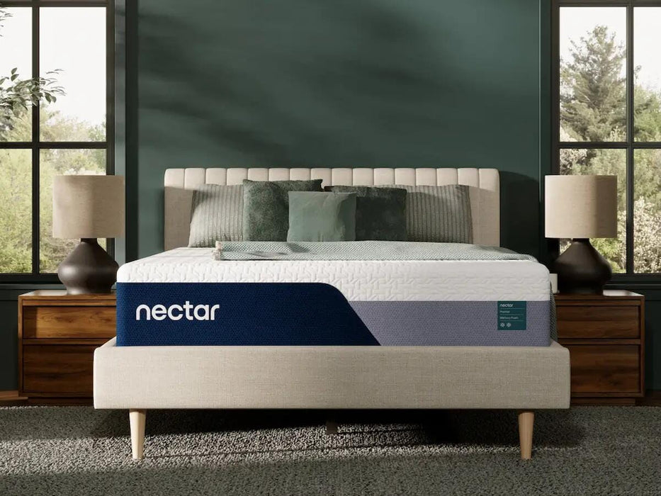 Nectar Premier Memory Foam White King Mattress