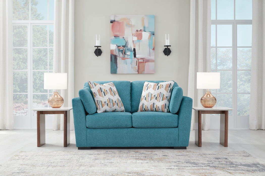 Keerwick Teal Keerwick Loveseat