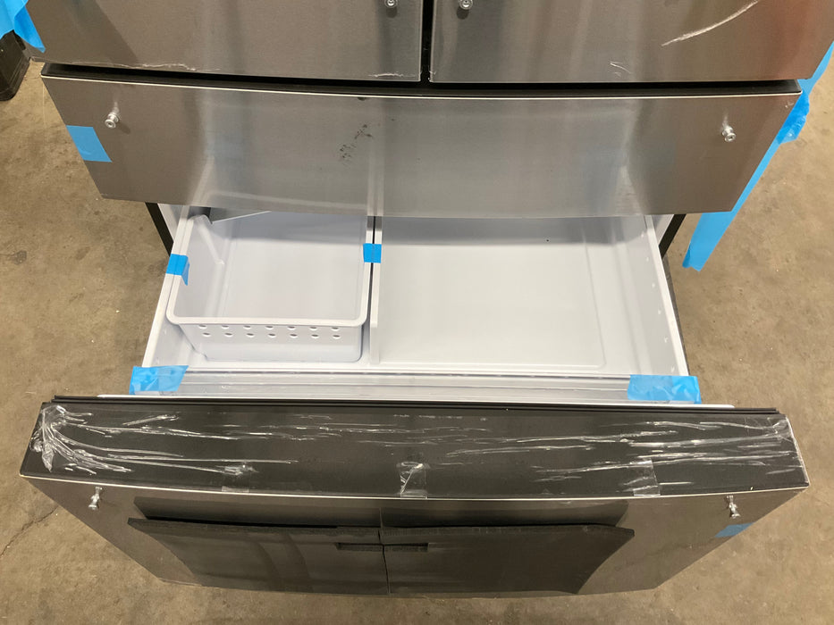 GE Profile Standard-Depth 28.7-cu ft 4 -Door 36-in Wide Smart Compatible French Door Refrigerator with Ice Maker with Water Dispenser ( Fingerprint-resistant Stainless Steel ) ENERGY STAR Certified - display_model