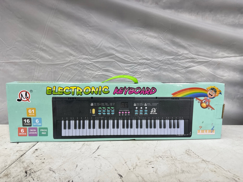 Sutowe 61 Key Quick Start Electric Keyboard Recording Playback Electronic Piano 2 Power Methods Musical Keyboard,Mq6185 With Usb Cable - new
