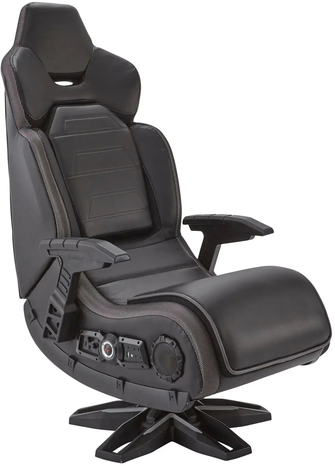 X Rocker - Evo Elite 4.1 Gaming Chair with Built-in Audio Surround Sound System - Black - new