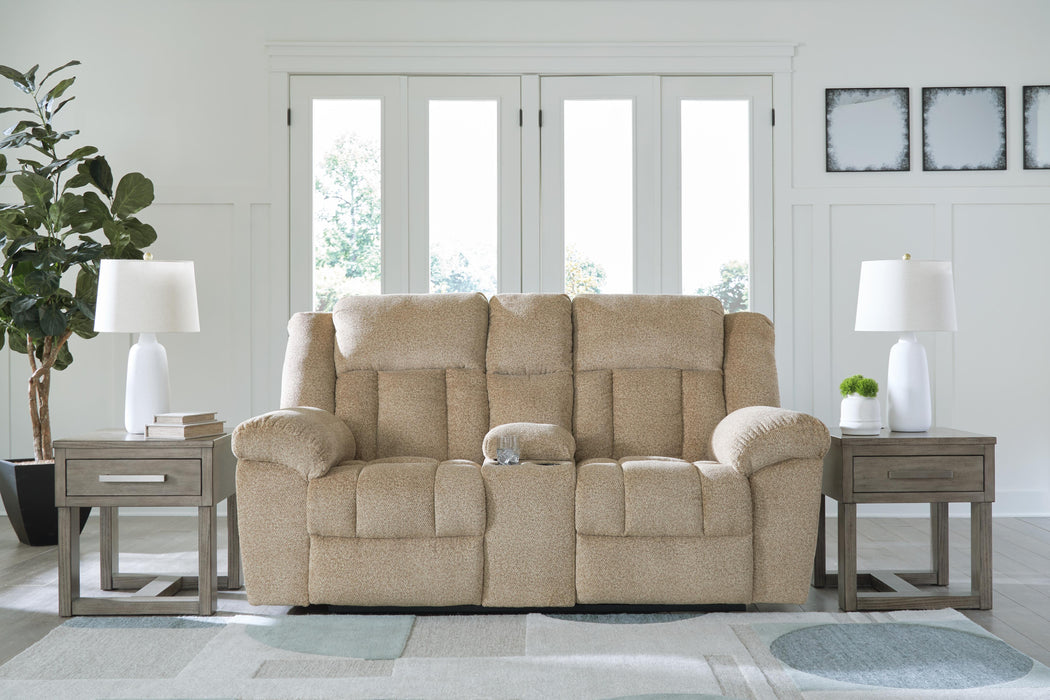 Tip-Off Wheat PWR REC Loveseat/CON/ADJ HDRST