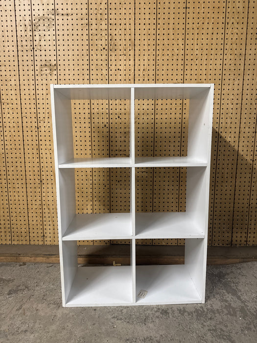 Mainstays 11 9-Cube Storage Organizer, White - use_like_new