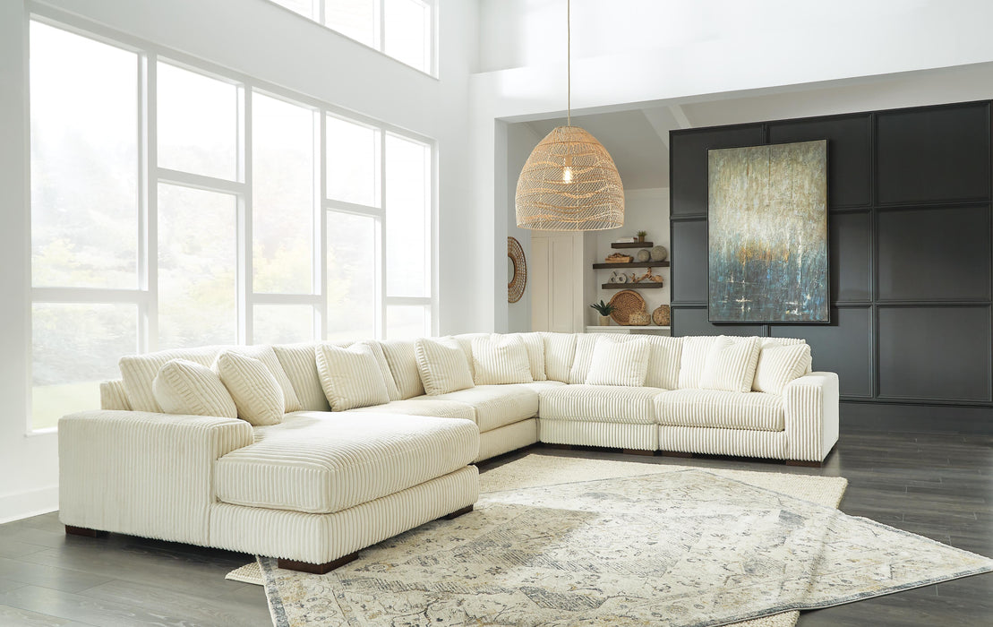 Lindyn Ivory Lindyn 6-Piece Sectional with Chaise