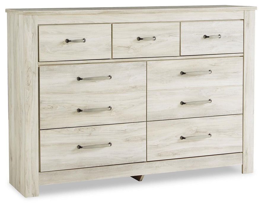 Bellaby Whitewash Seven Drawer Dresser