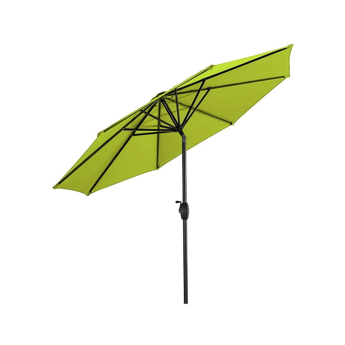 Westin Outdoor 9 Ft Patio Market Umbrella with Tilt & Crank, Lime Green - open_box