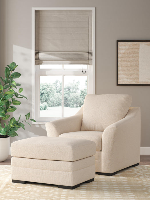 Lango Jute Lango Chair and Ottoman
