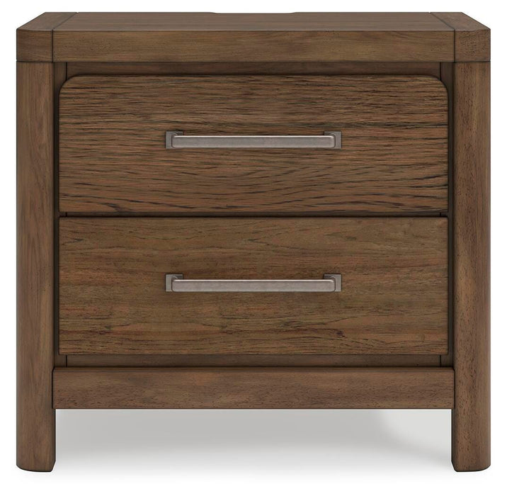 Cabalynn Light Brown Two Drawer Night Stand