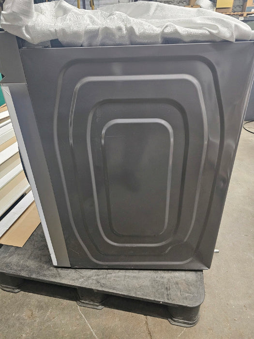 Samsung - BESPOKE 7.6 Cu. Ft. Stackable Smart Gas Dryer with Steam and Super Speed Dry - Silver Steel - open_box