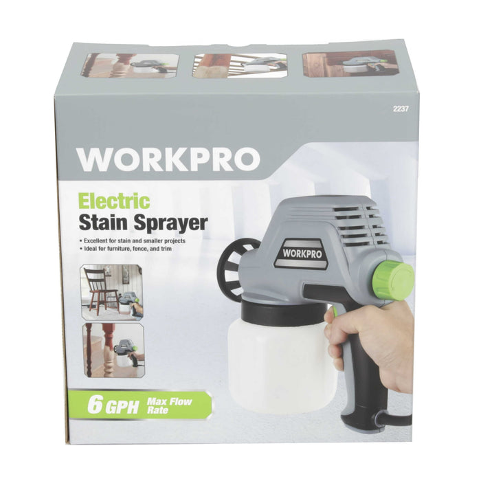 WORKPRO Electric Stain Sprayer, 0.8mm Nozzle, 216 w - new