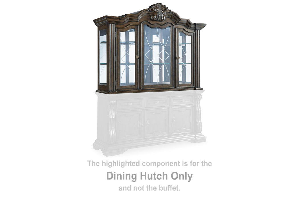 Maylee Dark Brown Dining Collection