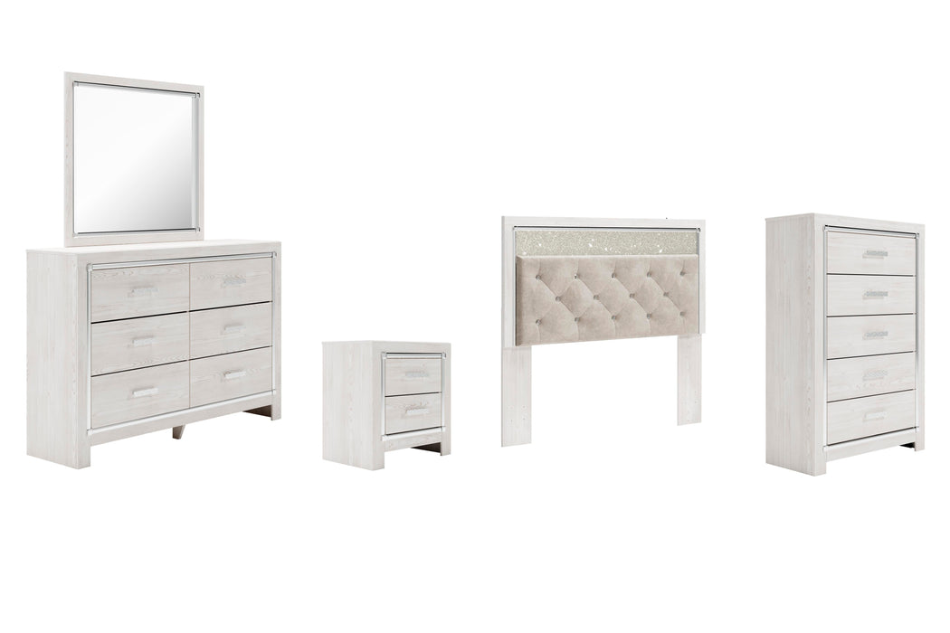 Altyra White Panel Bedroom Collection
