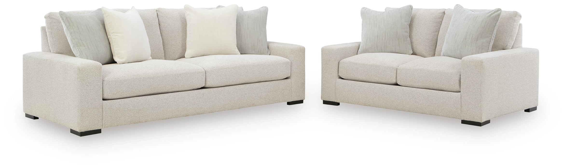 Evanley Linen Evanley Sofa and Loveseat
