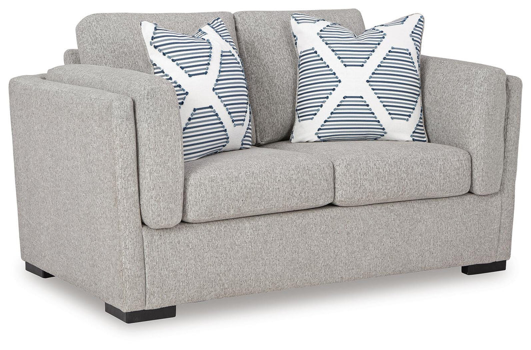 Evansley Pewter Evansley Loveseat