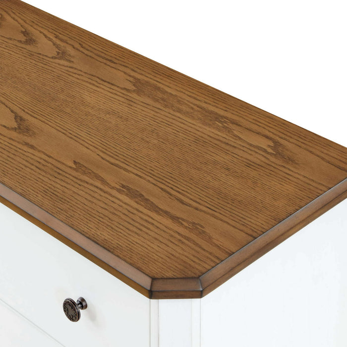 The Pioneer Woman 4-Drawer Dresser Made With Solid Wood Frame, White - display_model